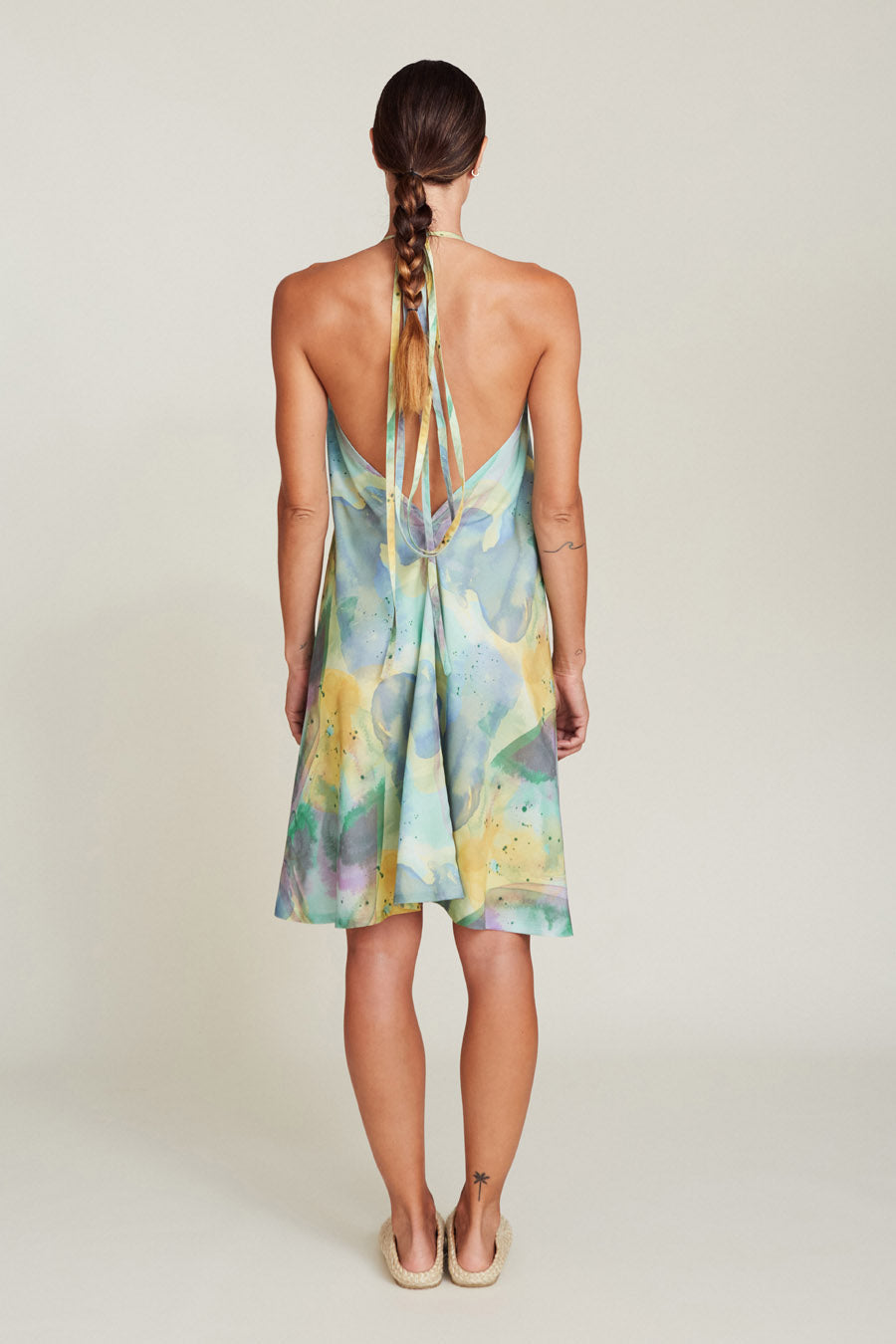VESTIDO MP CORTO TENCEL PRINT JELLYFISH