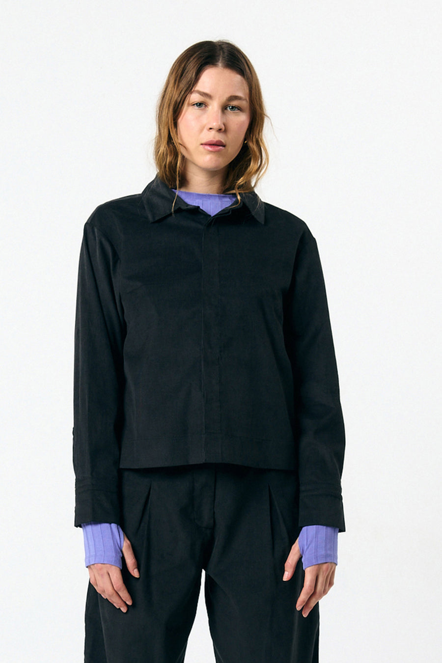 VILA SHIRT BLACK