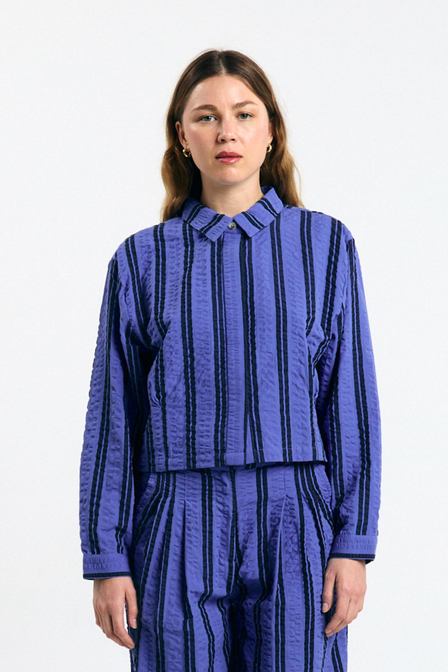 RAIVA SHIRT STRIPES BLUE