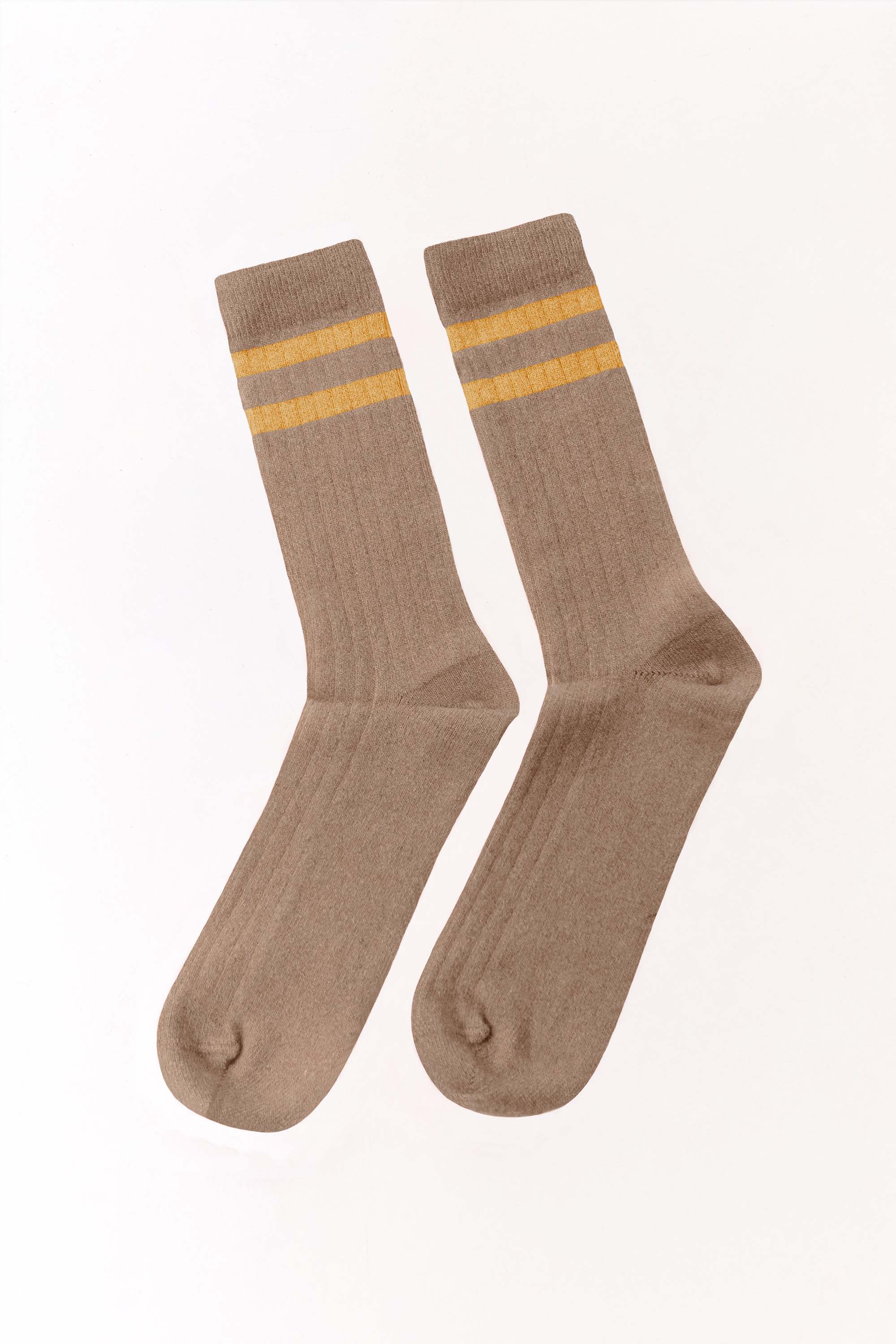 VINTAGE WOOL SOCKS BEIGE