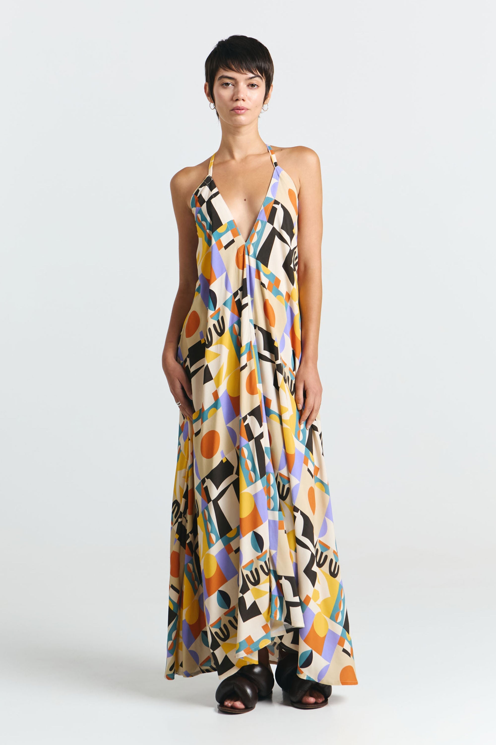 MP MIDI VISCOSE PRINT VIBES