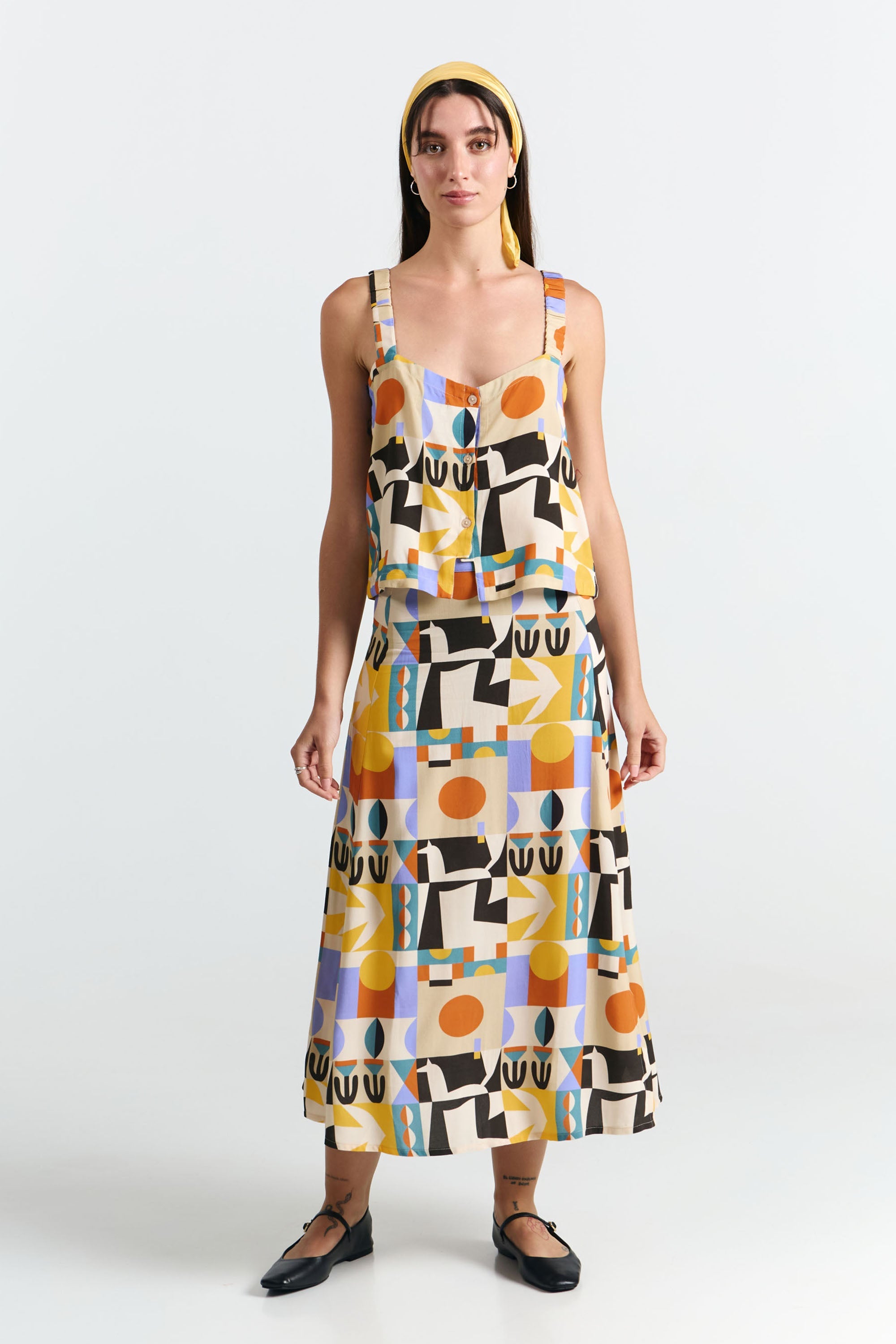 SALCEDO TOP PRINT VIBES