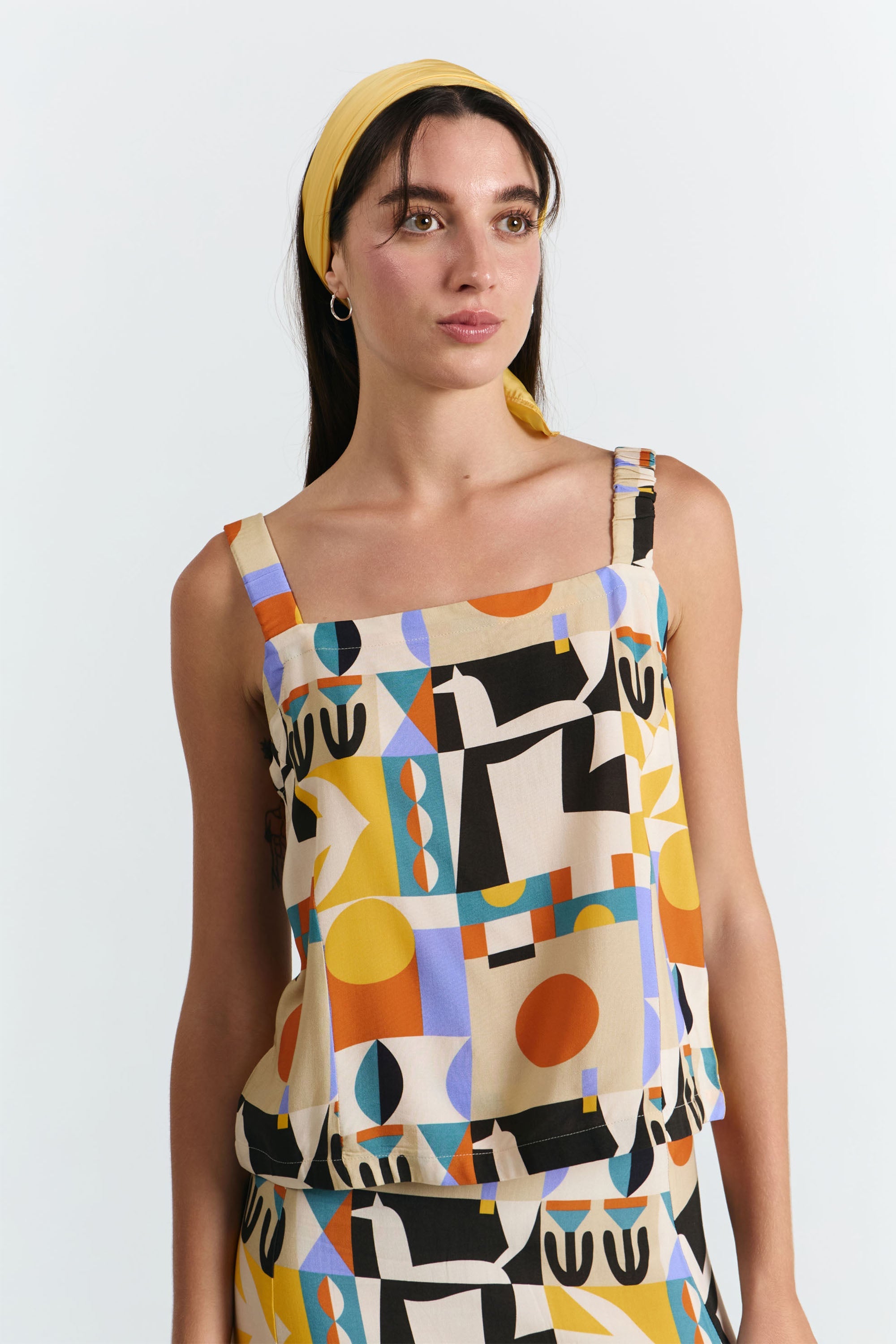 SALCEDO TOP PRINT VIBES