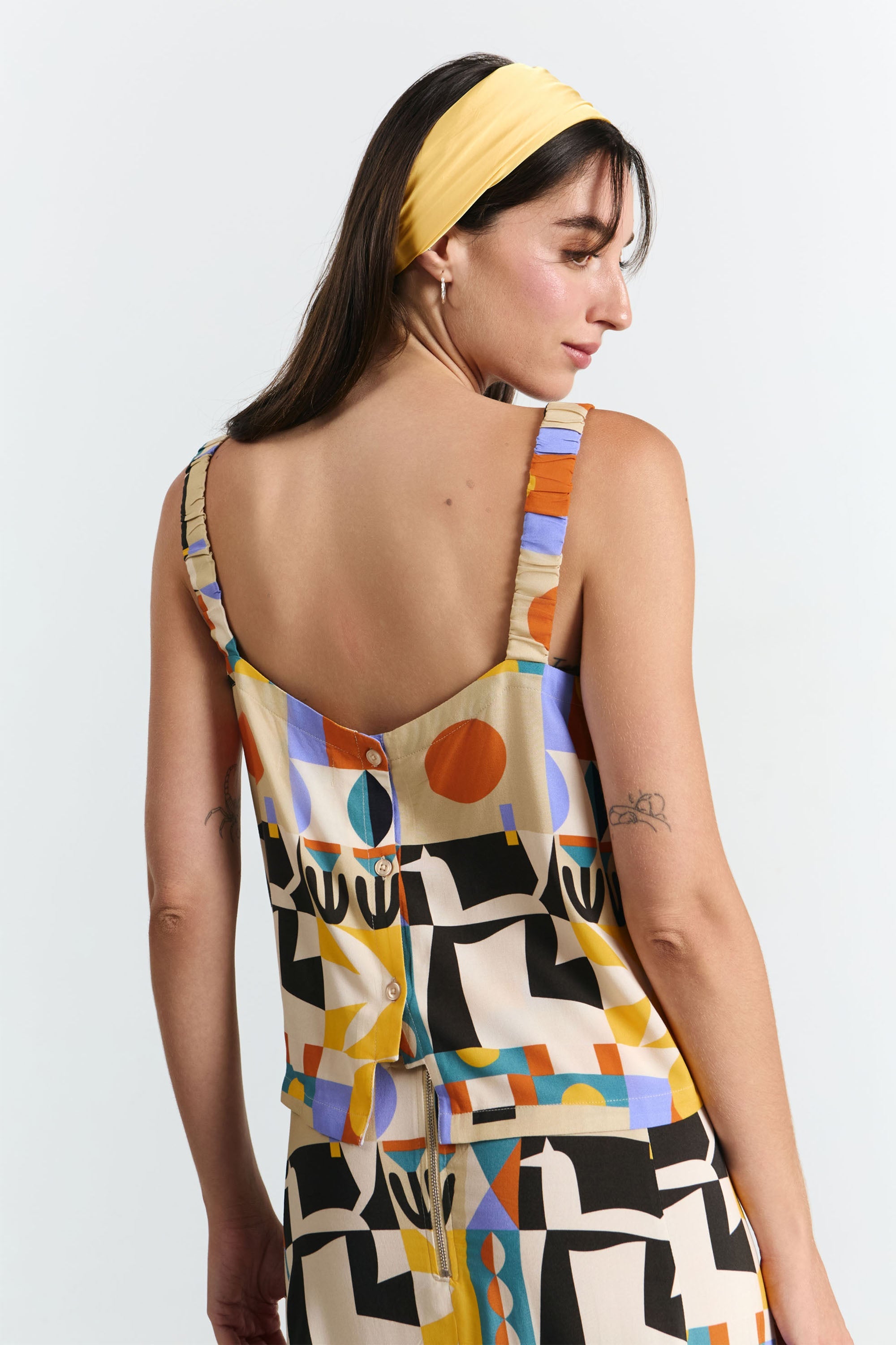 SALCEDO TOP PRINT VIBES