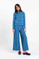 MAIA TOP STRIPES GREEN