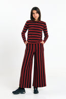 MAIA TOP STRIPES BRICK