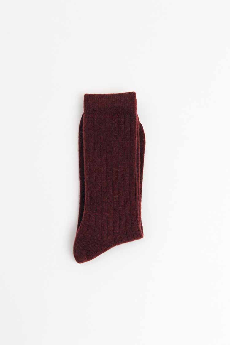 LISOS SOCKS WOOL BROWN