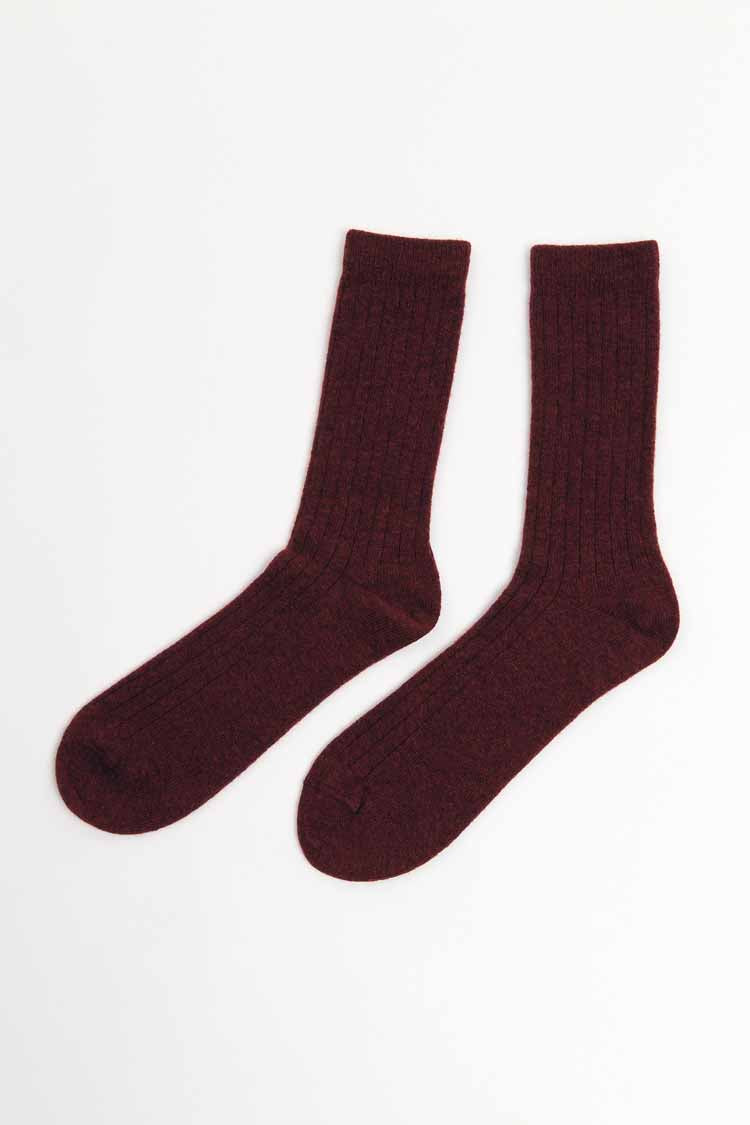LISOS SOCKS WOOL BROWN