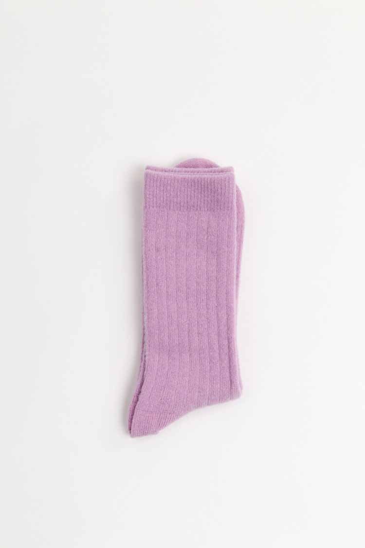 LISOS SOCKS WOOL LILAC