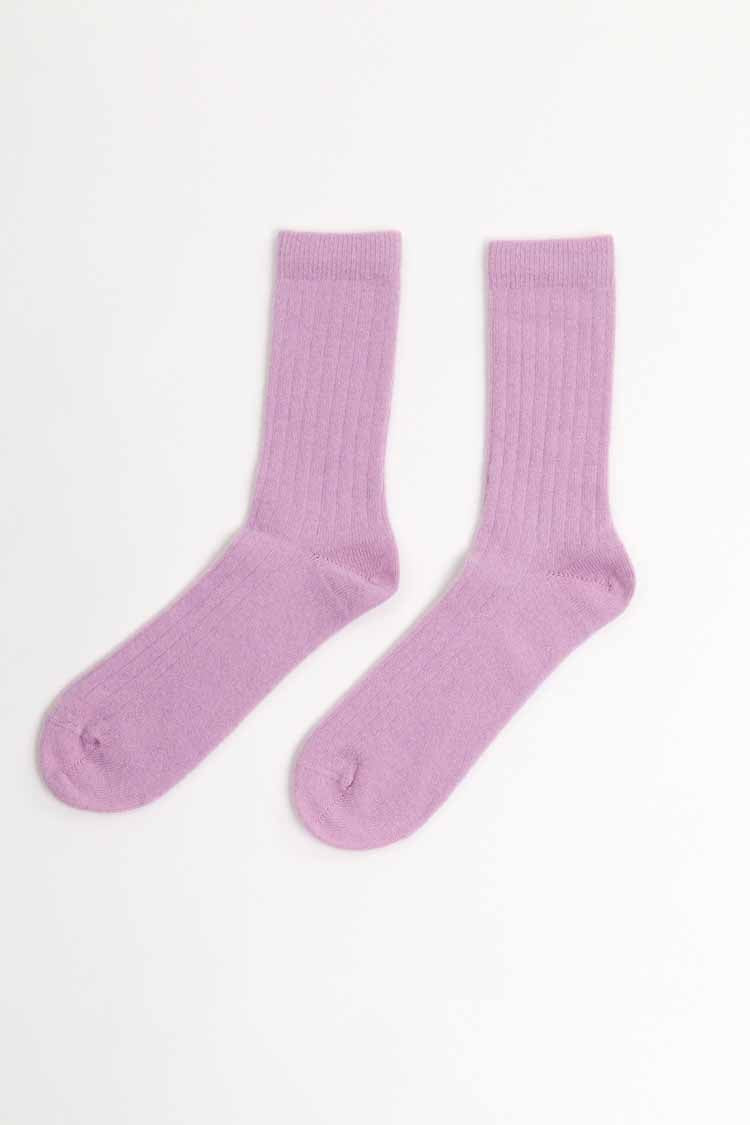 LISOS SOCKS WOOL LILAC