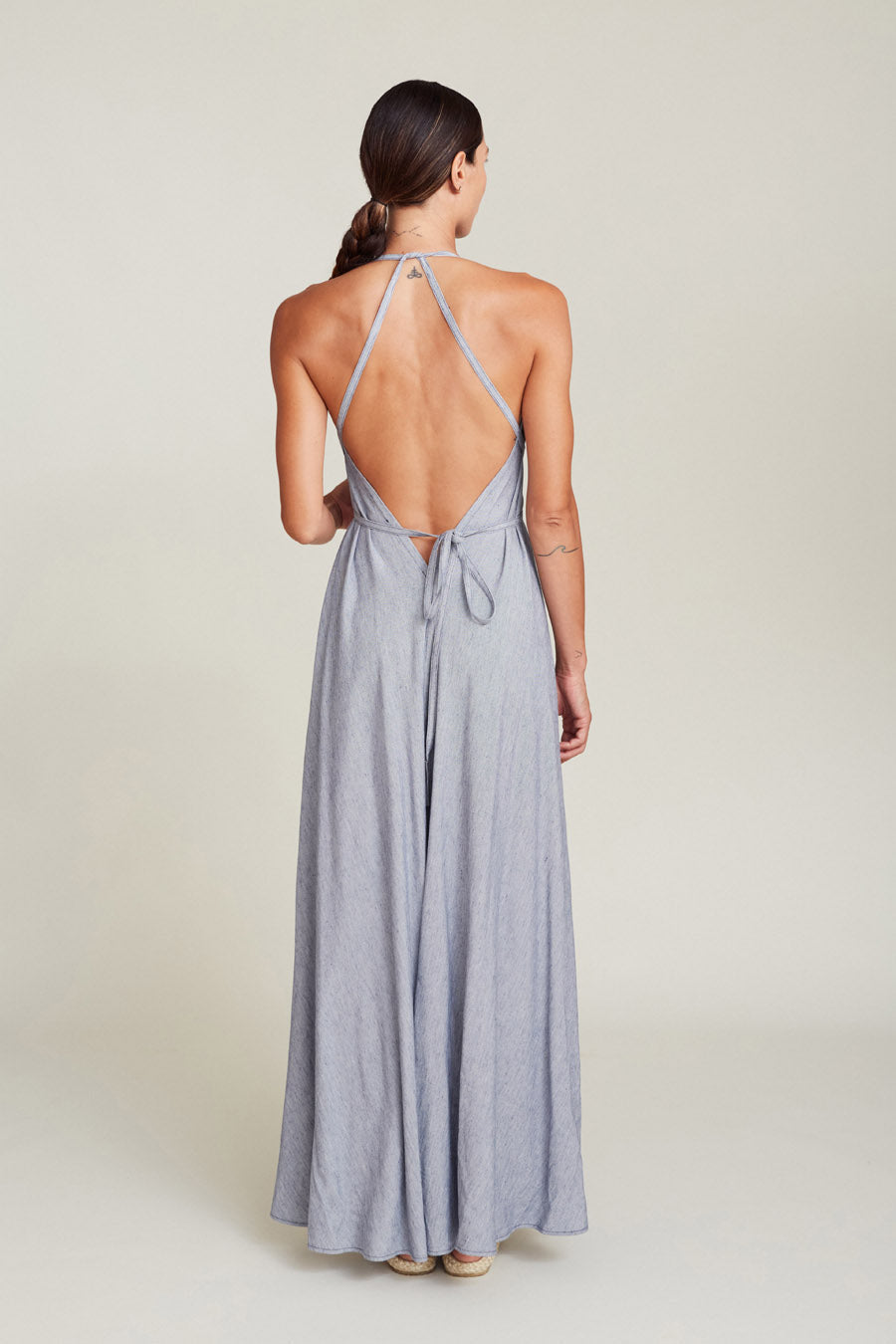 VESTIDO MP LARGO MINI STRIPES