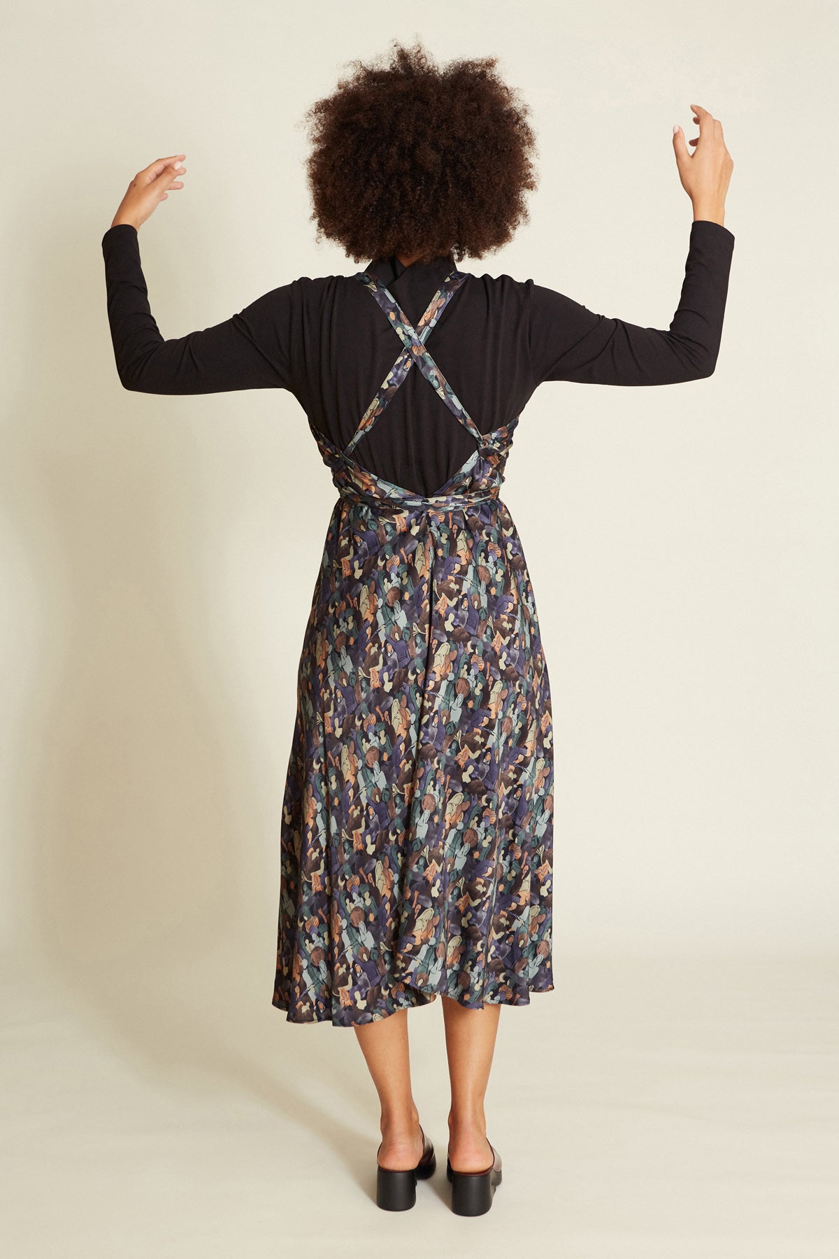 VESTIDO MP MIDI PRINT WOMAN