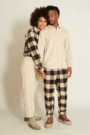 PANTALÓN SAONA CHECK BLACK