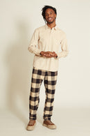 PANTALÓN SAONA CHECK BLACK