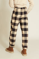 PANTALÓN SAONA CHECK BLACK