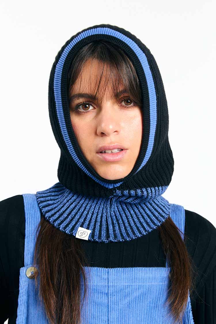 REGINA BALACLAVA BICOLOR BLACK