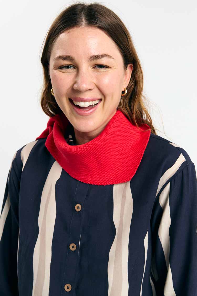 ALMA SCARF RED