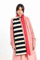 LONDON SCARF STRIPE RED