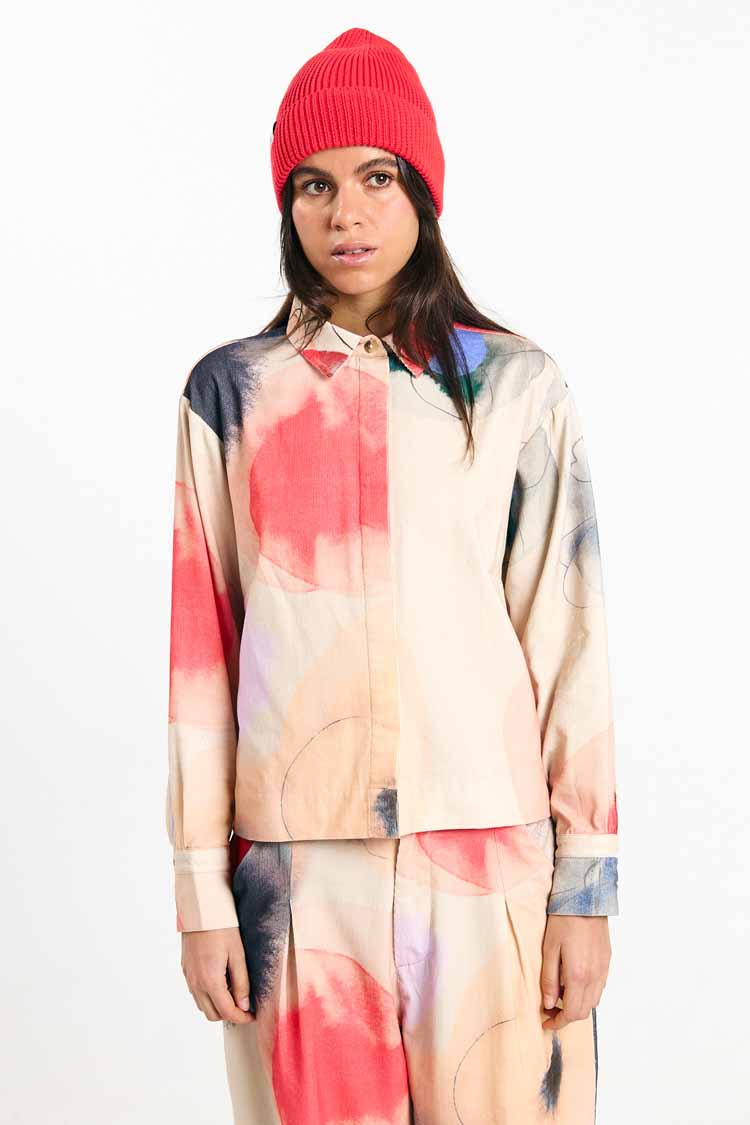 VILA SHIRT PRINT GARDEN