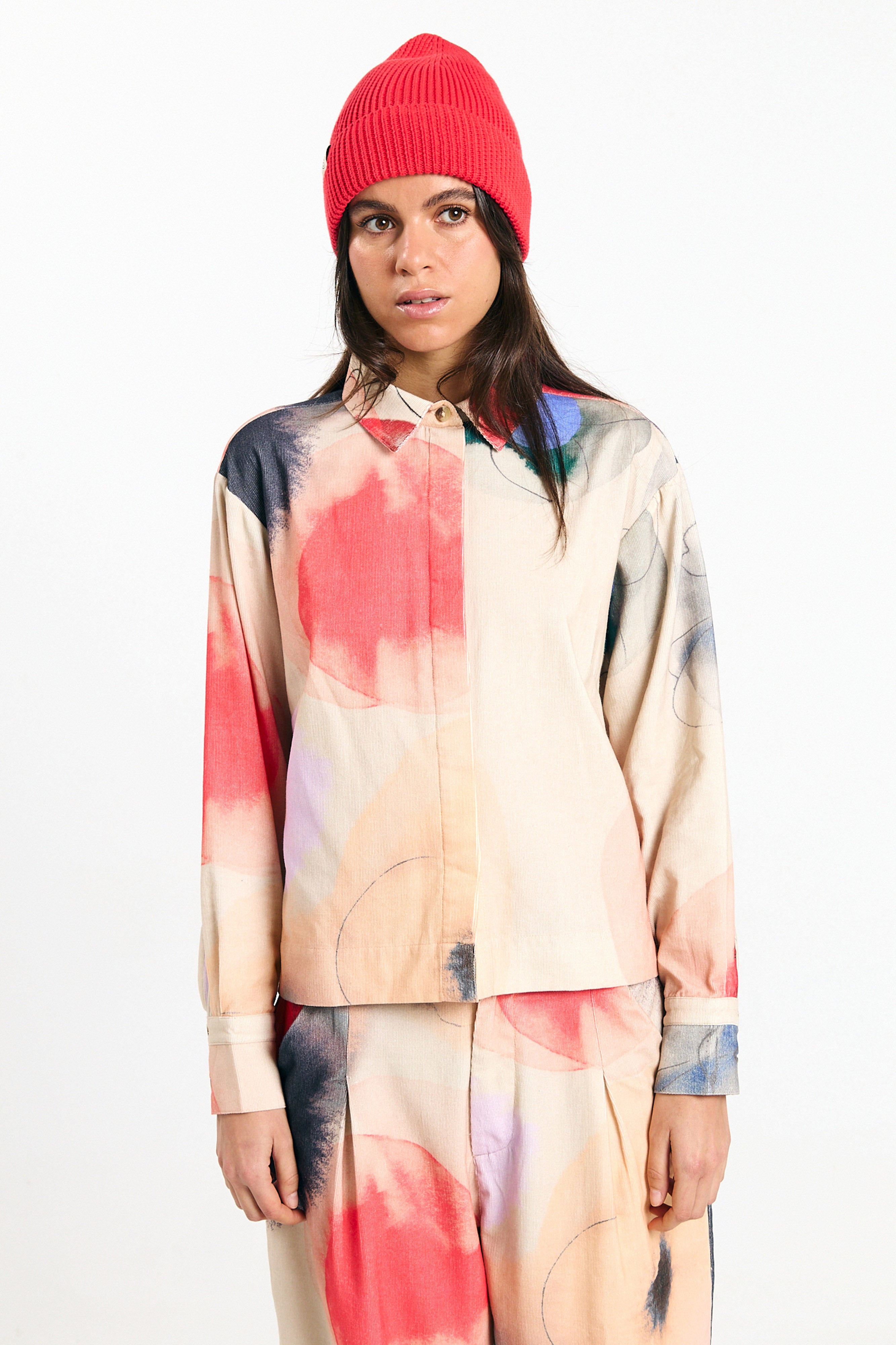 VILA SHIRT PRINT GARDEN