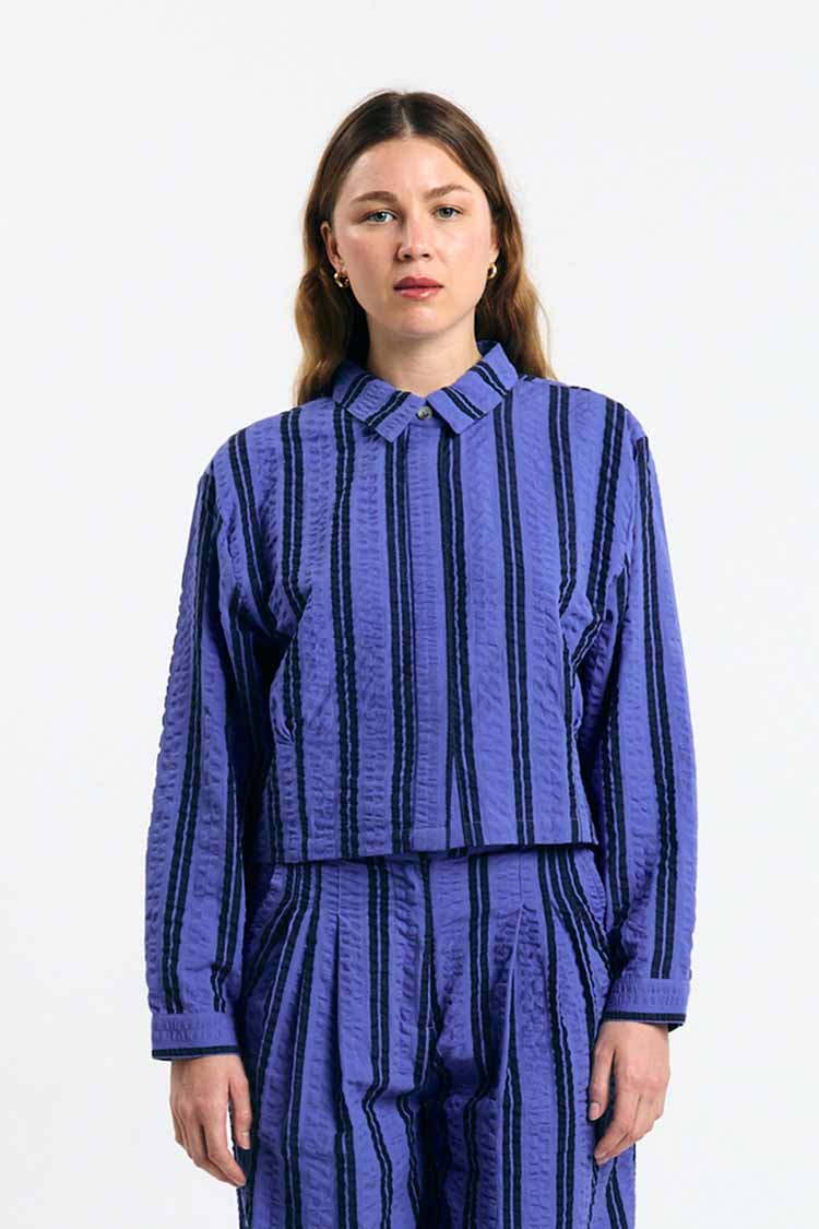 RAIVA SHIRT STRIPES BLUE