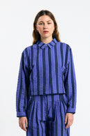 RAIVA SHIRT STRIPES BLUE