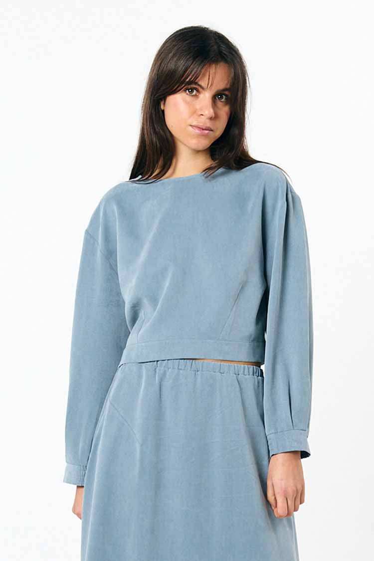 SINTRA BLOUSE BLUE GRAY