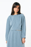 SINTRA BLOUSE BLUE GRAY