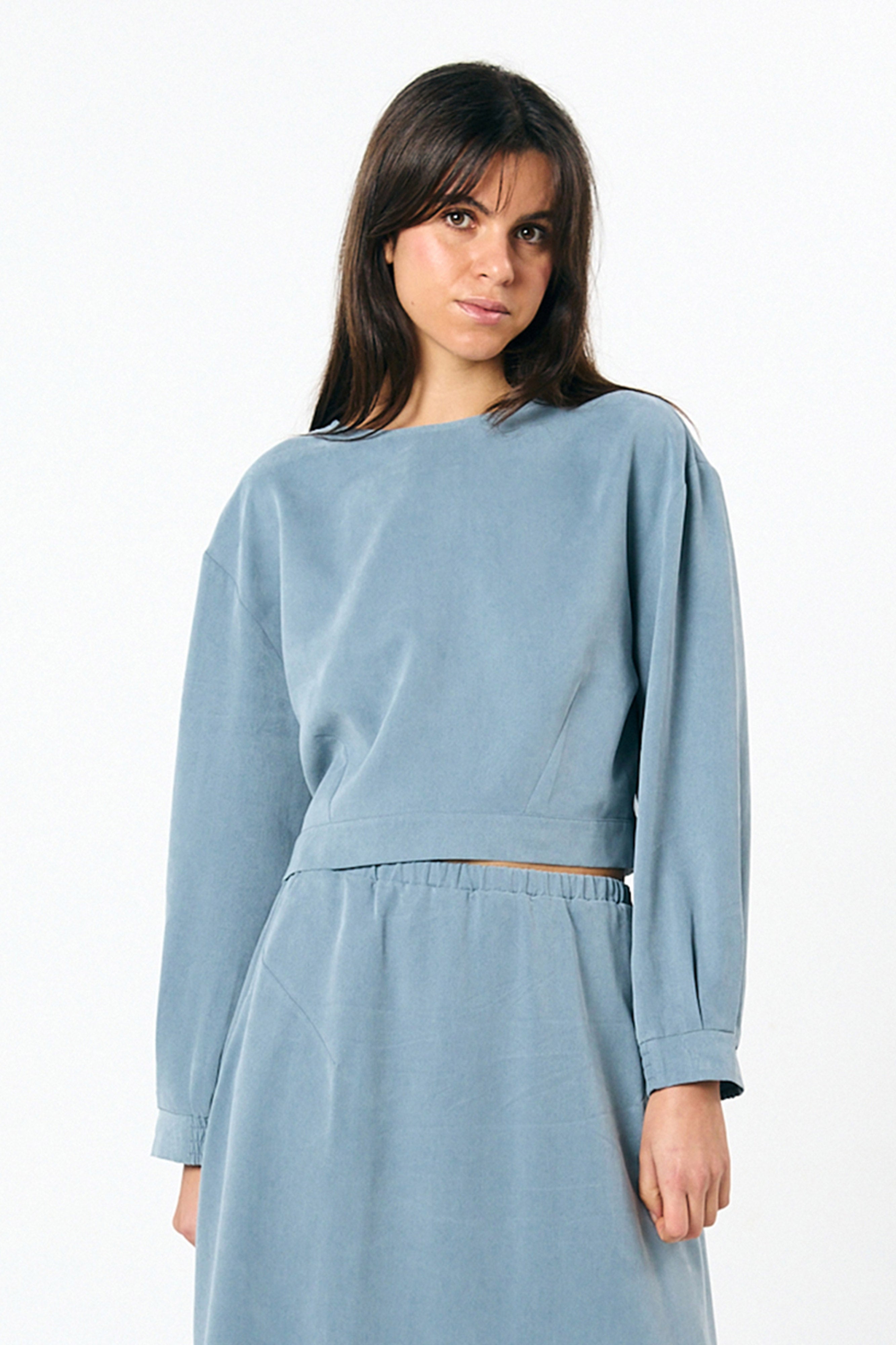 SINTRA BLOUSE BLUE GRAY
