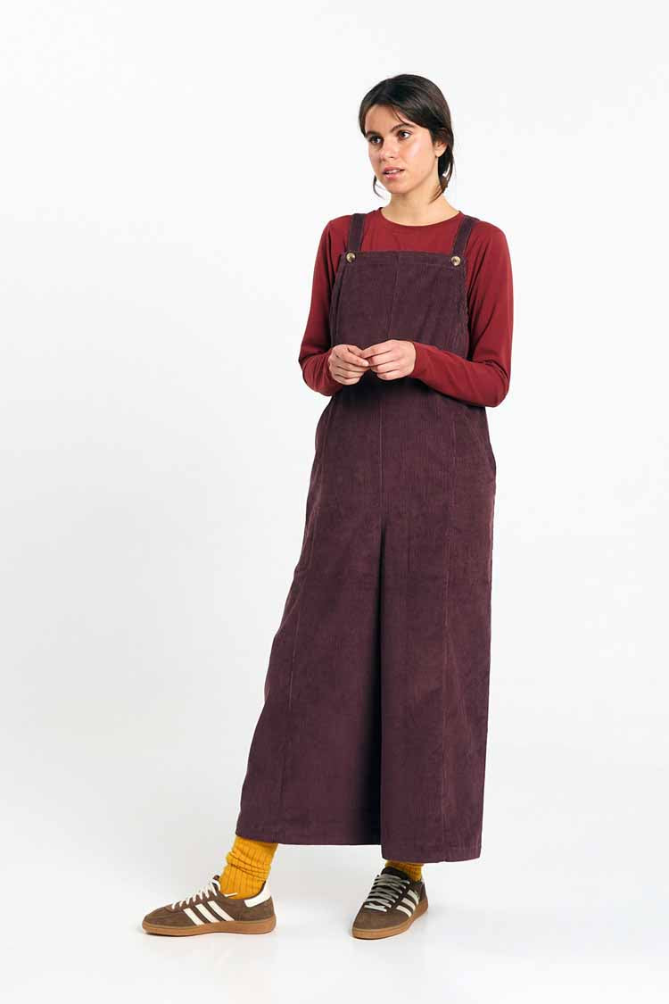MIRA JUMPSUIT CORD BROWN