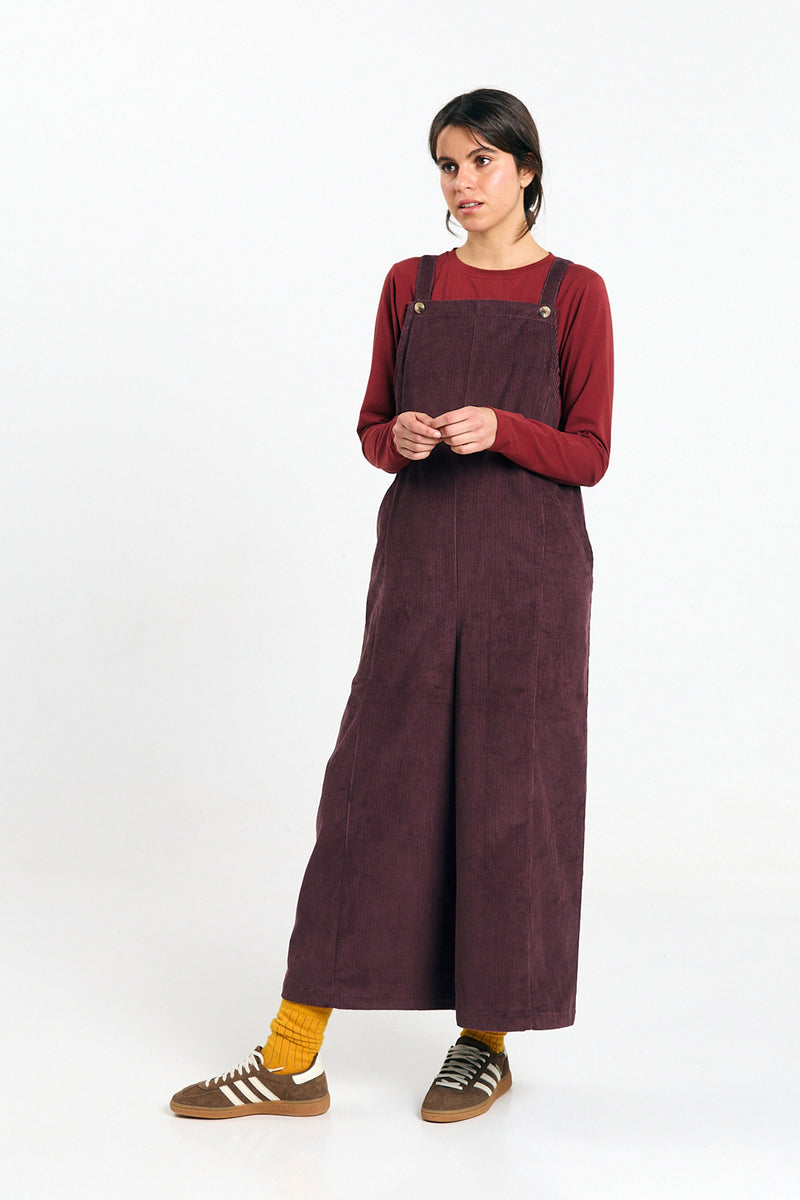 MIRA JUMPSUIT CORD BROWN