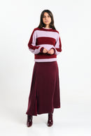 BABOL JUMPER STRIPES BRICK