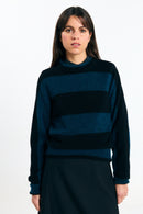 BABOL JUMPER STRIPES BLUE