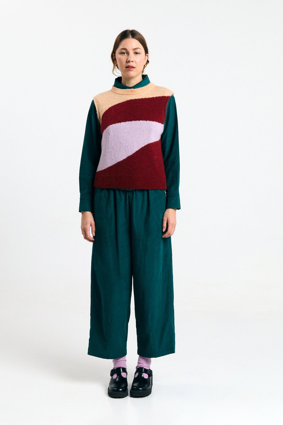 AVIS PANTS DEEP GREEN