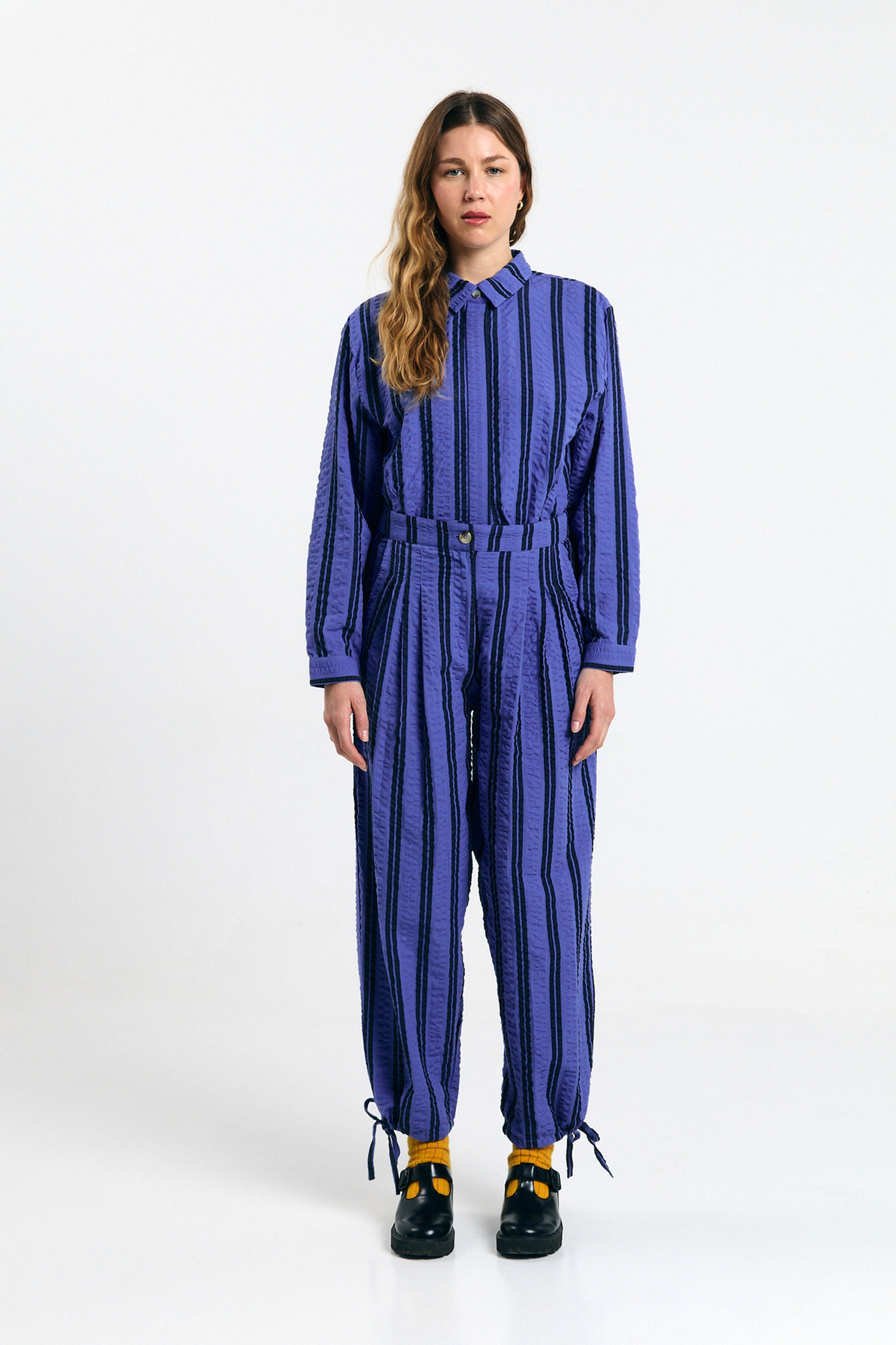 NAZARE PANTS STRIPES BLUE