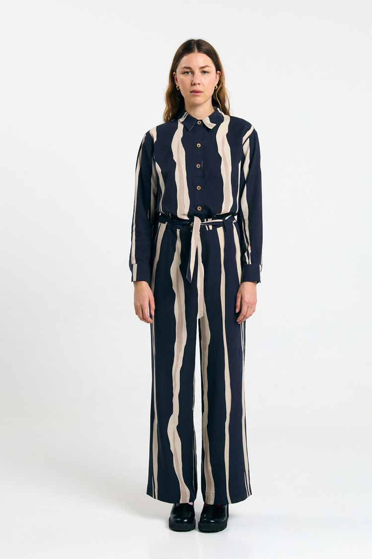 EO PANTS PRINT FLYSCH