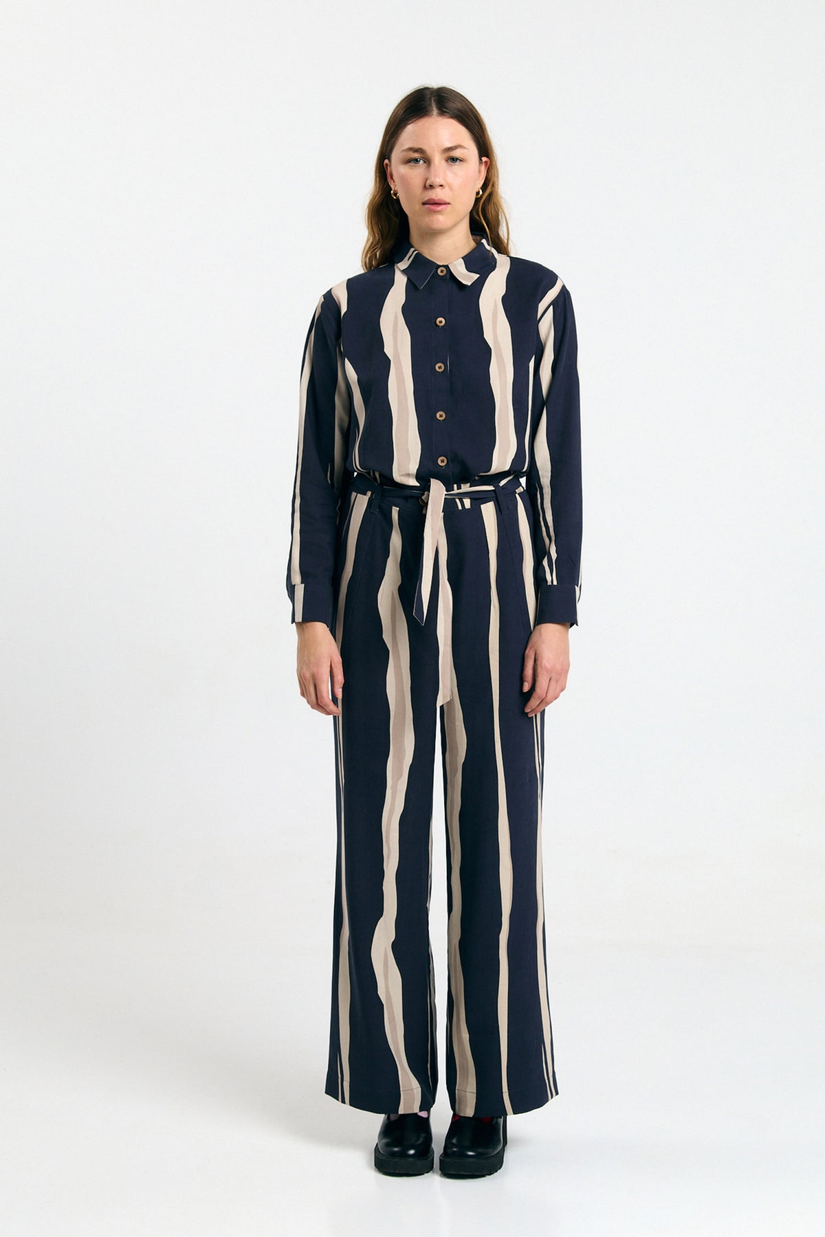 EO PANTS PRINT FLYSCH