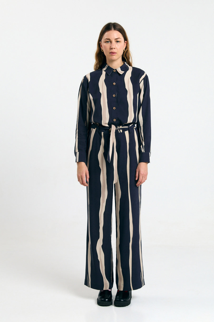 EO PANTS PRINT FLYSCH