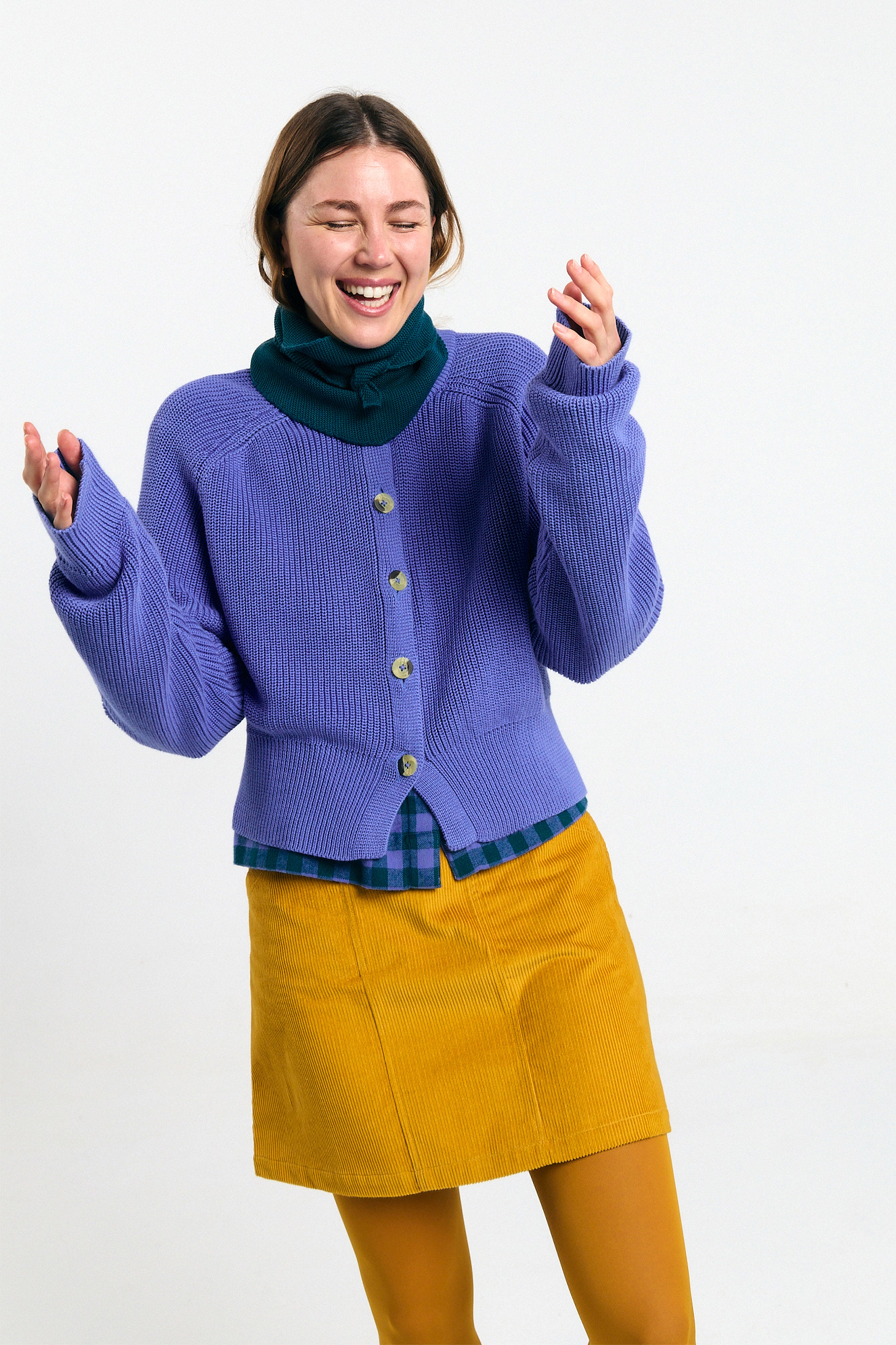 FARO SKIRT CORD MUSTARD