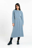 FERRO SKIRT BLUE GRAY