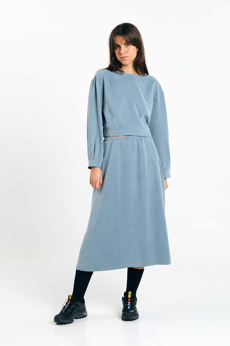 FERRO SKIRT BLUE GRAY