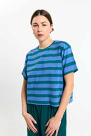 ISQUIA TOP STRIPES GREEN