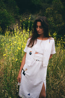VESTIDO BANES EMBROIDERY WHITE