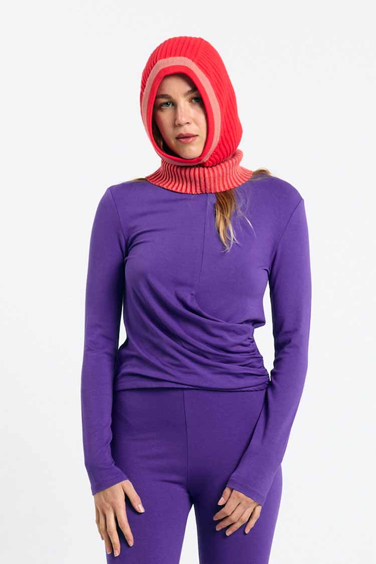 REGINA BALACLAVA BICOLOR RED