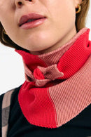 ALMA SCARF BICOLOR RED
