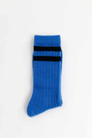 VINTAGE SOCKS WOOL BLUE