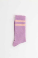 VINTAGE SOCKS WOOL LILAC