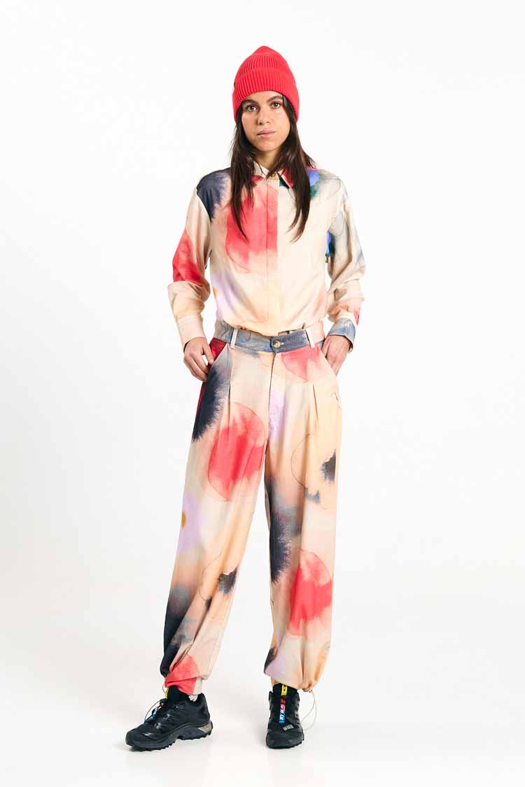 VILA SHIRT PRINT GARDEN