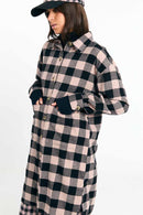 SEIA OVERSHIRT CHECK BLACK
