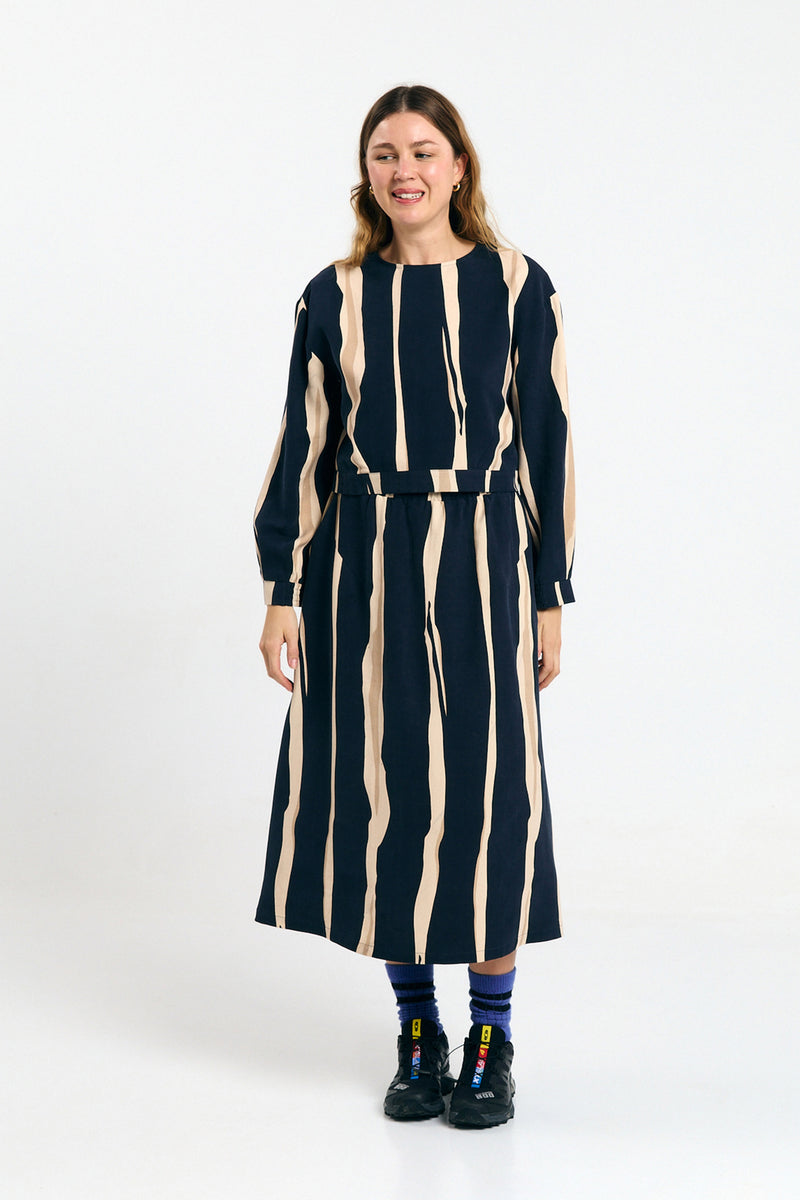 SINTRA BLOUSE PRINT FLYSCH